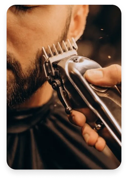 man in barbershop